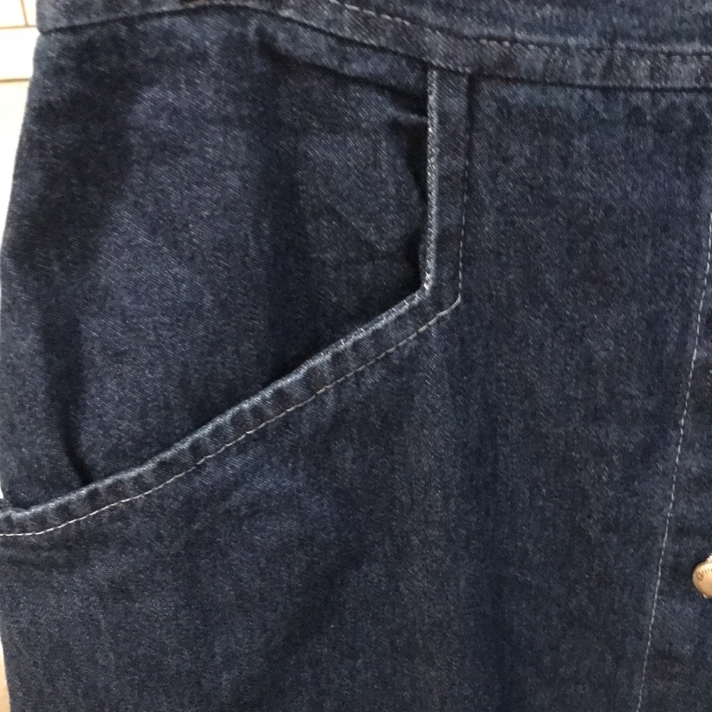 Vintage On the Verge Denim Skirt Womens Size 6 Button New with Tag Made in USA - Picture 2 of 9